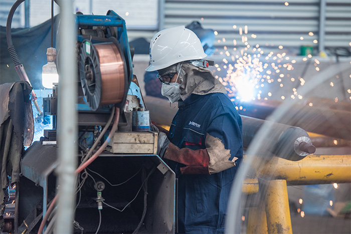 原平网架焊接车间